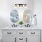 Designers Fountain Gatsby 24 in. 3-Light Matte Black Vanity Light with Gold Ombre Shades for Bathrooms D306M-3B-MB - alternate 6